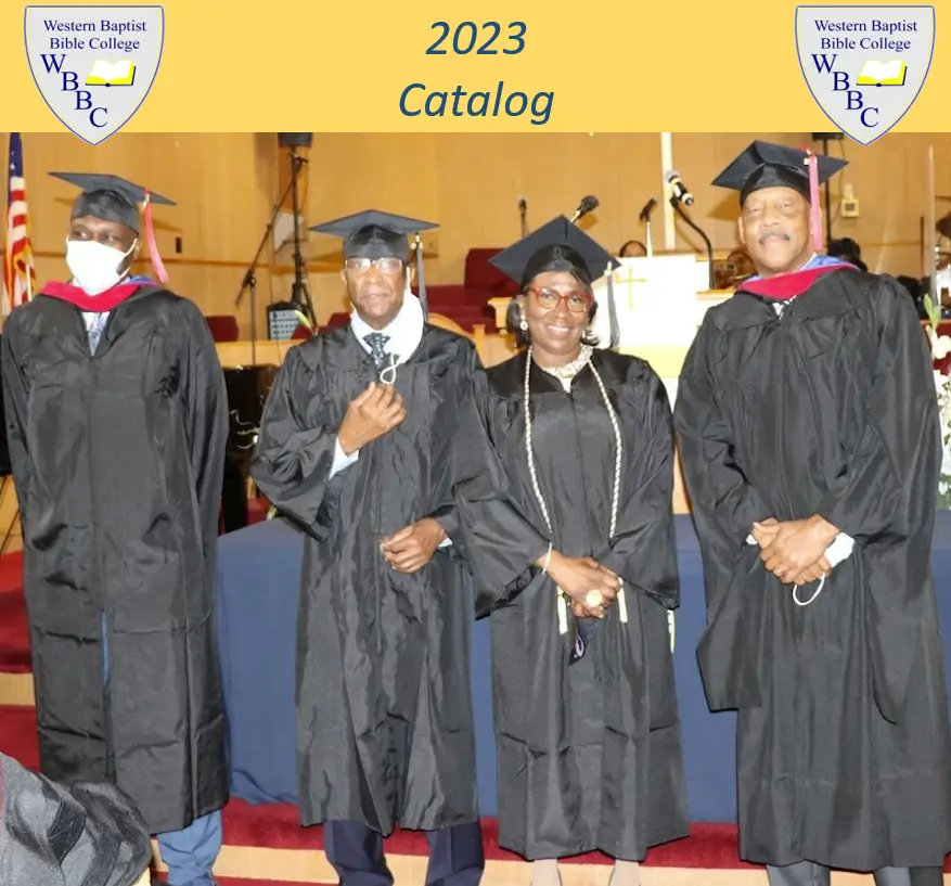 2023 Western Baptist Bible College catalog.